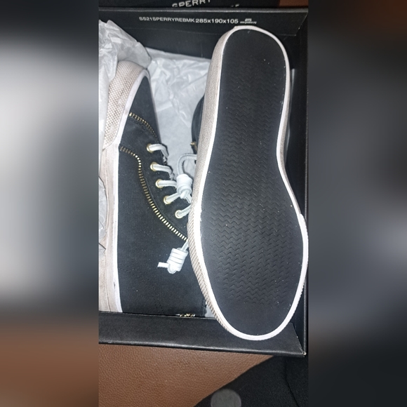 SPERRY x REBECCA MINKOFF Hightop Sneaker Black NIB - Picture 6 of 6